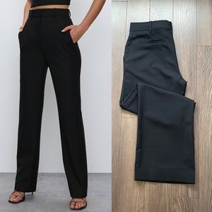 ARITZIA Babaton Meta High-Rise Black Trousers